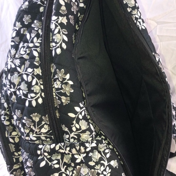 Vera Bradley chandelier black backpack lunch bunch - Picture 4 of 7